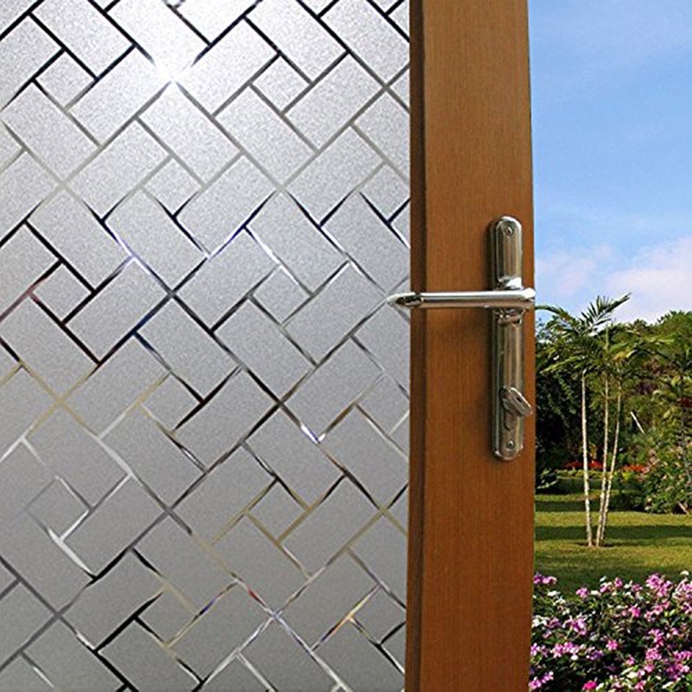 Frosted glass. Frosted Patterned
