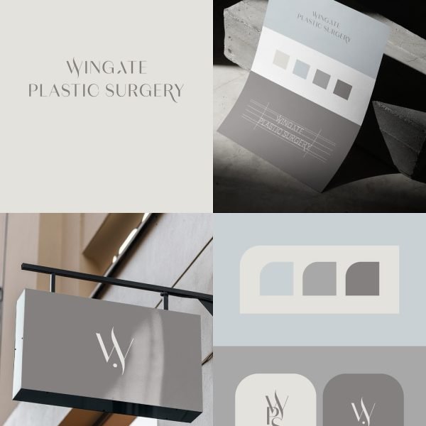 Modern brand identity layout and design idea.